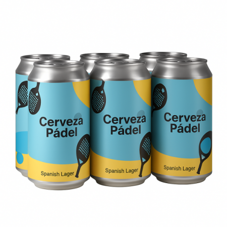 Cerveza Pádel õlu (440 ml) Spanish Lager alc 4.5% vol (12 x 440 ml) 