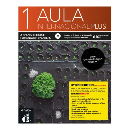 Aula Internacional Plus 1. Edicíon híbrida. Edicíon inglesa. Libro del alumno | Hispaania keele õpik inglise keele baasil A1 tasemele