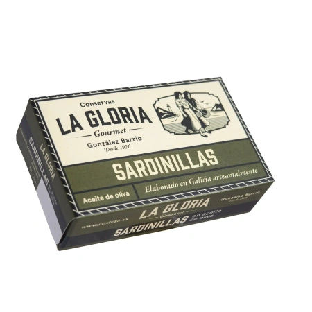 Väikesed sardiinid oliiviõlis (125 g) SARDINILLAS (La Gloria)
