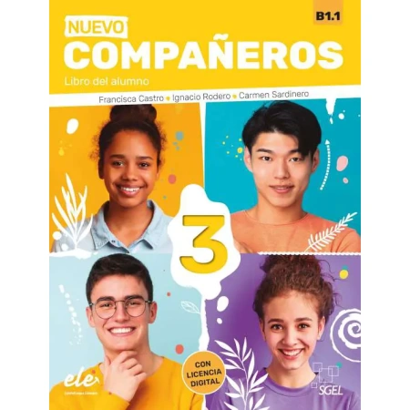 Nuevo Compañeros 3 - Libro del alumno | Hispaania keele õpik B1 tasemele