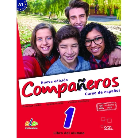 Compañeros 1 Libro del alumno Nueva Edición | Hispaania keele õpik noortele (A1 tase)