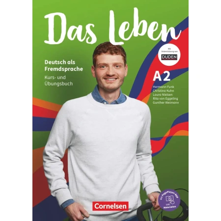 Das Leben A2 Kurs- und Übungsbuch I Saksa keele õpik ja töövihik A2 tasemele