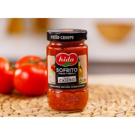 Madalal kuumusel valmistatud tomatikaste sibulaga (350 g) SOFRITO DE TOMATE y CEBOLLA 