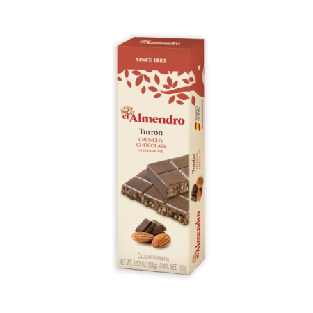 Krõmpsuv šokolaaditurron (100 g) EL ALMENDRO