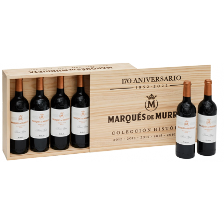 Marqués de Murrieta Reserva 6 x 75cl,  kollektsioon aastakäikudest 2012, 2013, 2014, 2015, 2016 ja 2017