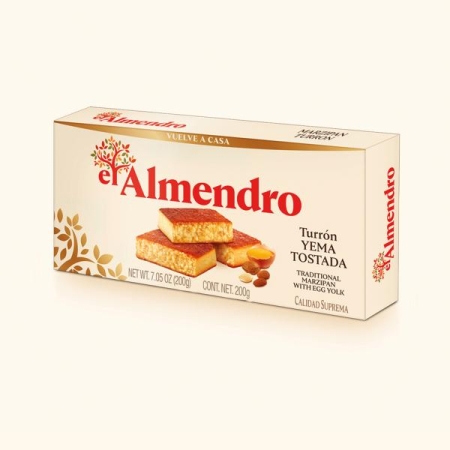 Traditsiooniline martsipan munakollasega (200 g) EL ALMENDRO