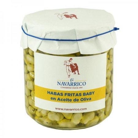 Pisikesed praetud põldoad oliiviõlis (350 ml) EL NAVARRICO
