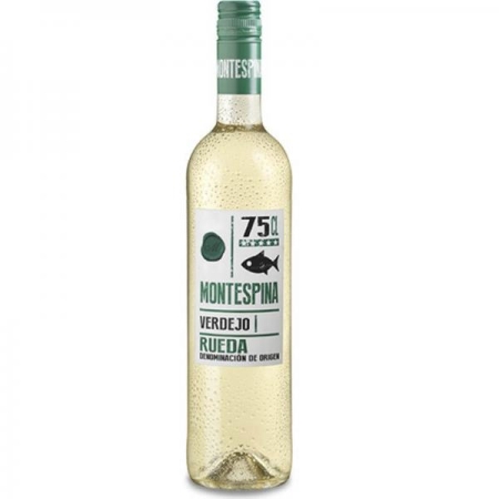 Montespina VERDEJO sobre lias  (75 cl) Hispaania KPN vein  alc.13% vol	
