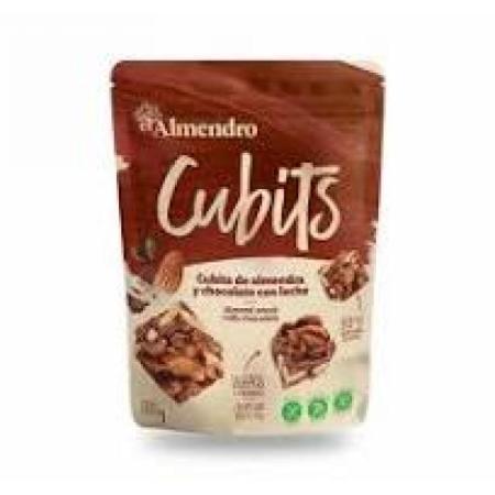 TURRON ampsud mandlite ja piimašokolaadiga (100 g) CUBITS DE ALMENDRA Y CHOCOLATE CON LECHE