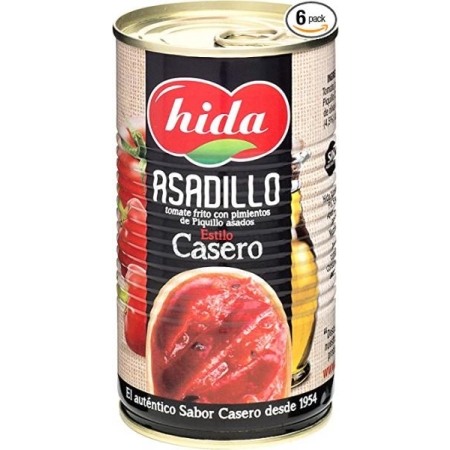 Grillitud piquillo paprikad tomatikastmes (340 g) ASADILLO PIQUILLO Y TOMATE FRITO (Hida)