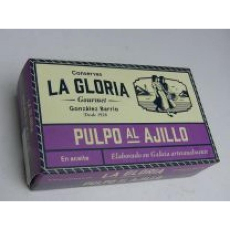 Kaheksajalg küüslaugu kastmes (120 g) PULPO AL AJILLO (La Gloria)