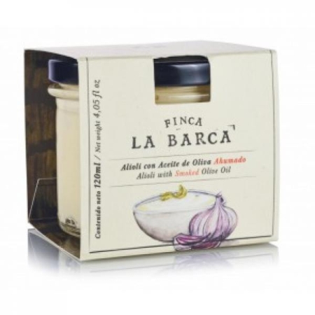 Suitsutatud küüslauk oliiviõlis (120 ml) SMOKED ALIOLI (Finca La Barca) 