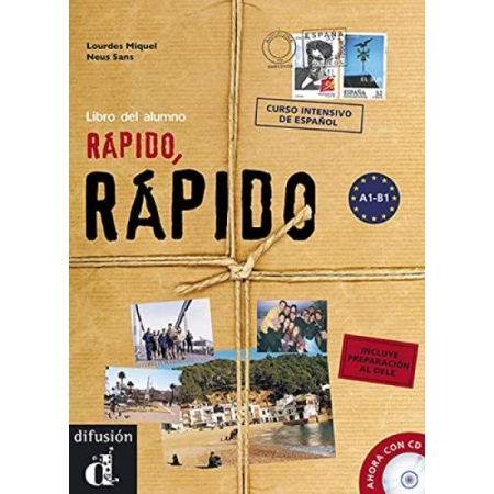 RAPIDO, RAPIDO libro de alumno con CD + DELE A1-B1