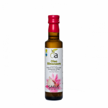 Küüslaugu aroomiga külmpressitud oliiviõli (250 ml) ACEITE DE OLIVA VIRGEN EXTRA AROMATIZADO CON AJO, OLMEO ALMANZORA