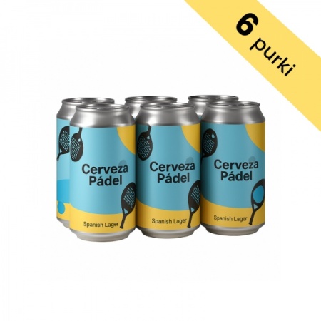 Cerveza Pádel I Hispaaniapärane laagerõlu (6 x 440 ml) 4.5% vol