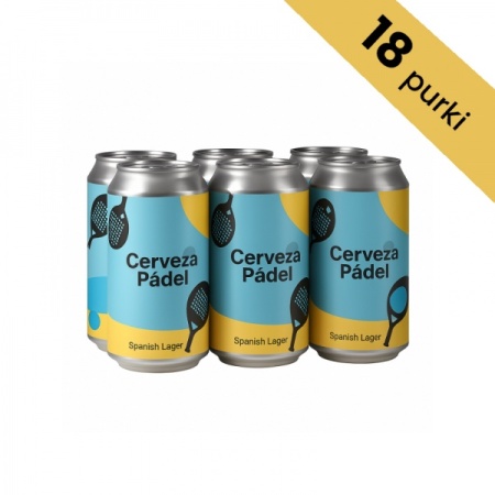 Cerveza Pádel I Hispaaniapärane laagerõlu (18 x 440 ml) 4.5% vol
