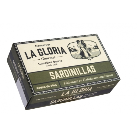 Väikesed sardiinid oliiviõlis (120 g) SARDINILLAS (La Gloria)