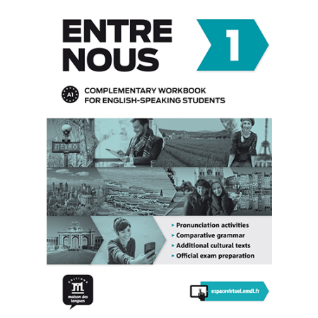 Entre nous 1 Cahier d'accompagnement Ed.anglophones (complementary)
