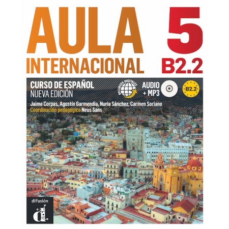Aula Internacional 5 Nueva edición. Hispaania keele õpik edasijõudnutele (B2.2 tase)